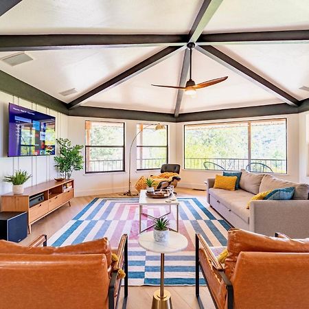 Secluded Mtn Top Family Haven W/Views Spa & Arcade Three Rivers Exteriör bild
