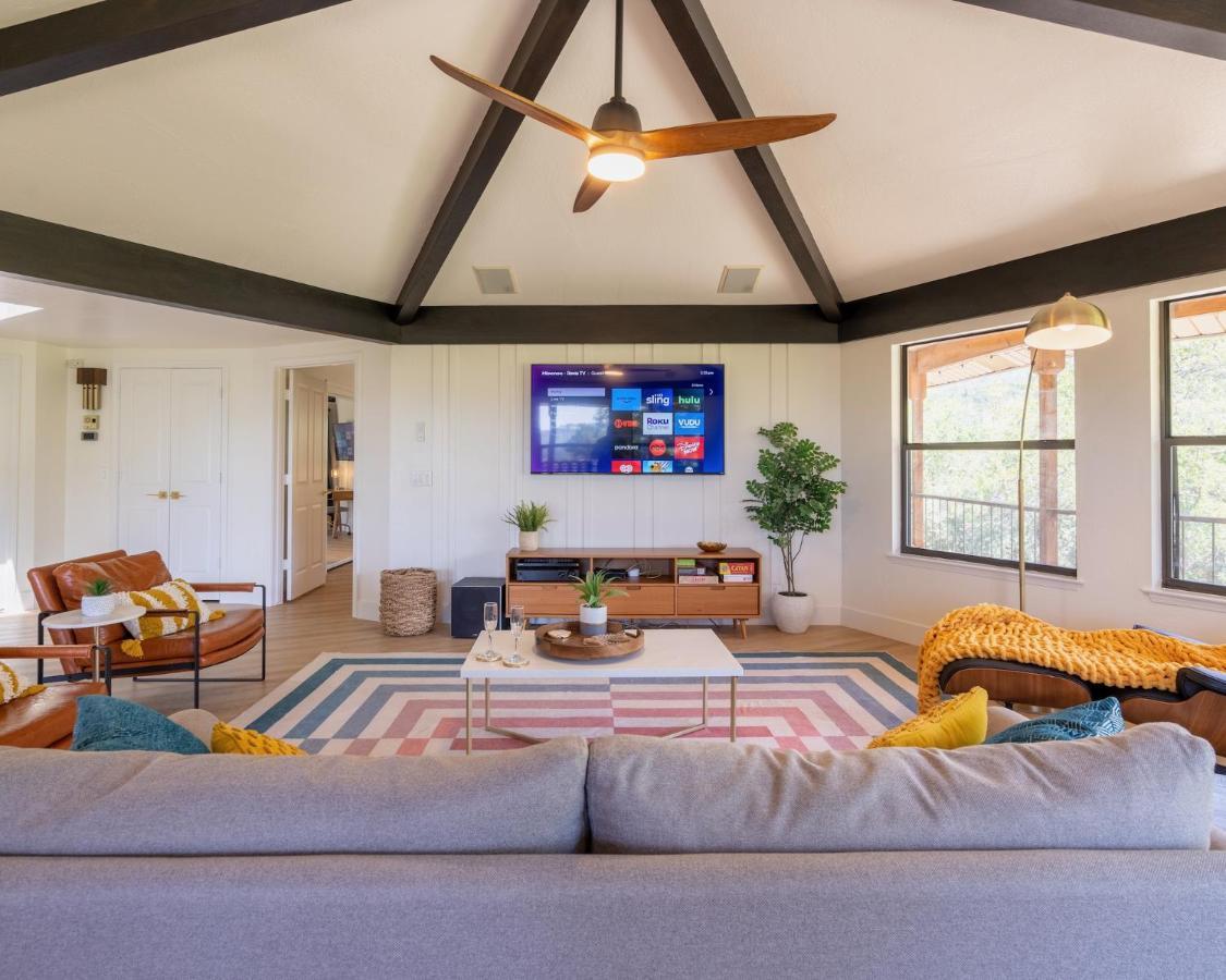 Secluded Mtn Top Family Haven W/Views Spa & Arcade Three Rivers Exteriör bild